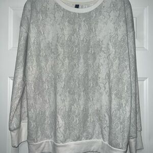 Mondetta Light Gray Patterned Top‎